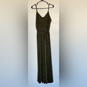Sparkly gold romper / jumpsuit. XS. Cupcakes and Cashmere brand. New Year's Eve.